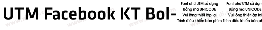 UTM Facebook KT Bol字体转换